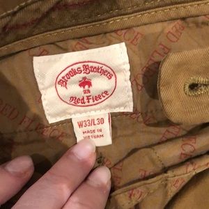 Brooks Brothers Red Fleece tan pants